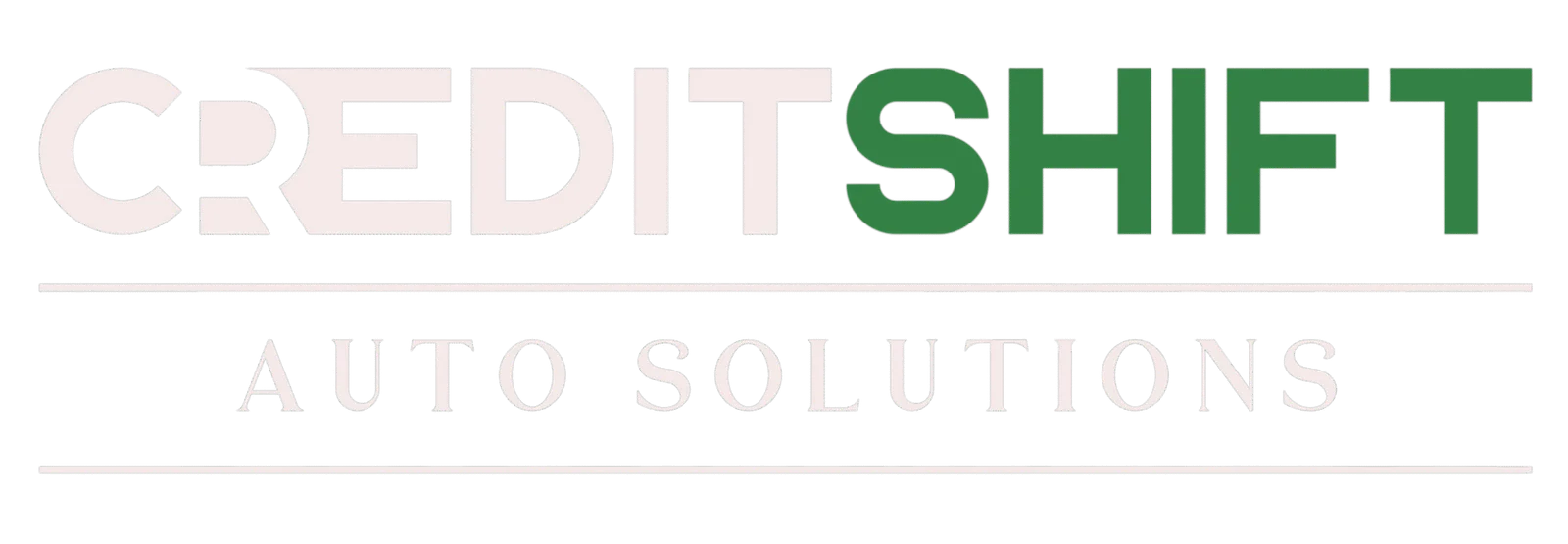 CreditShift Auto Solutions no background full brand logo