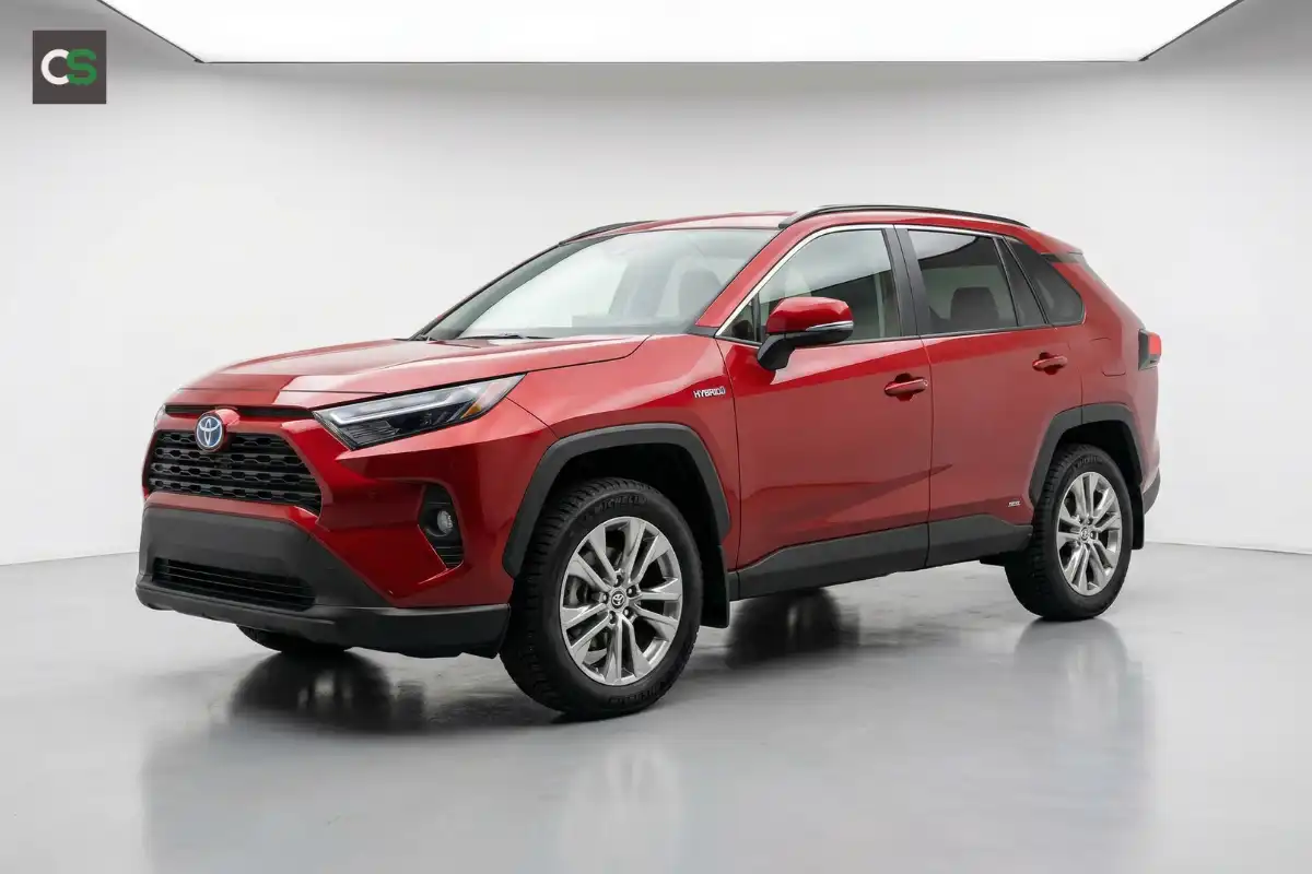 Red Toyota RAV4