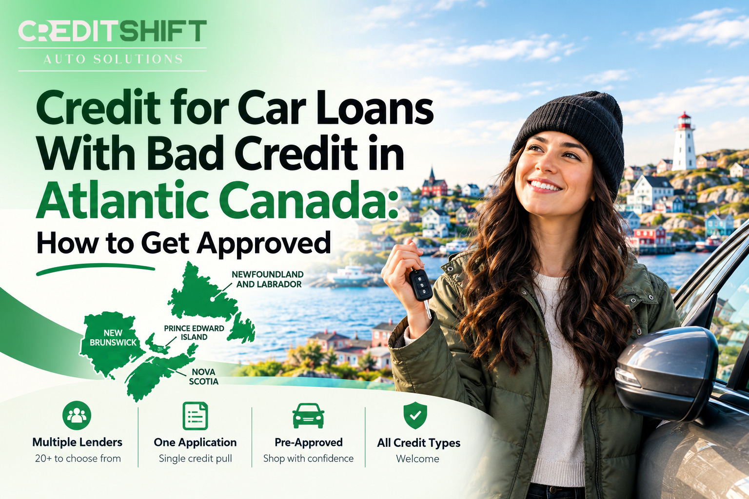 Credit for car loans with bad credit in Atlantic Canada – CreditShift Auto Solutions